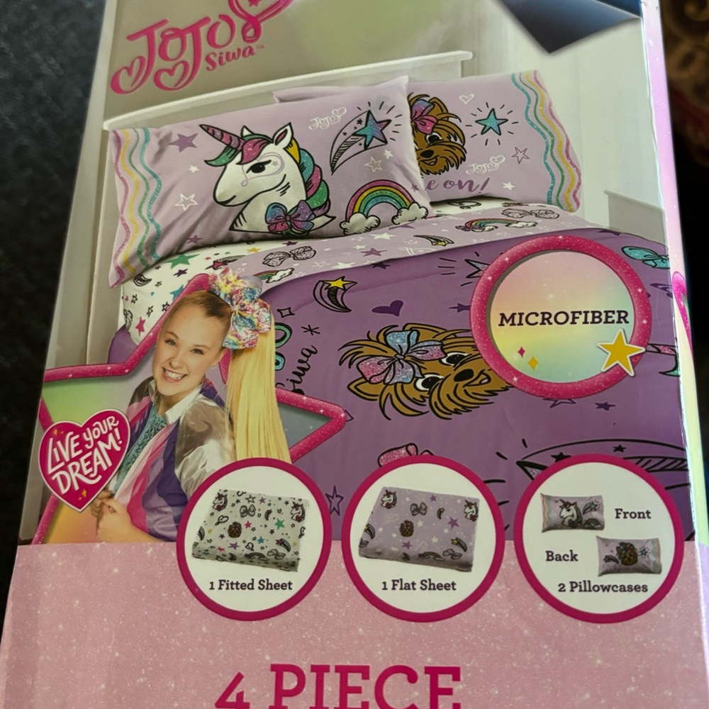 JoJo Siwa Full Size Sheet Set